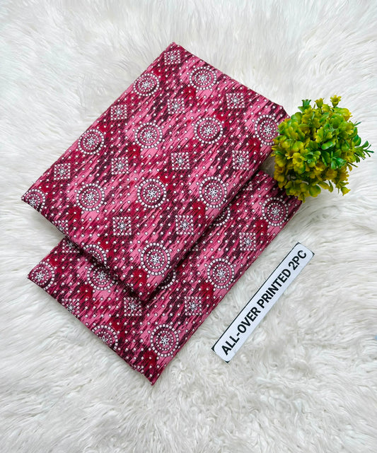 Summer Women Unstitched Suit - 2pcs - WWU97