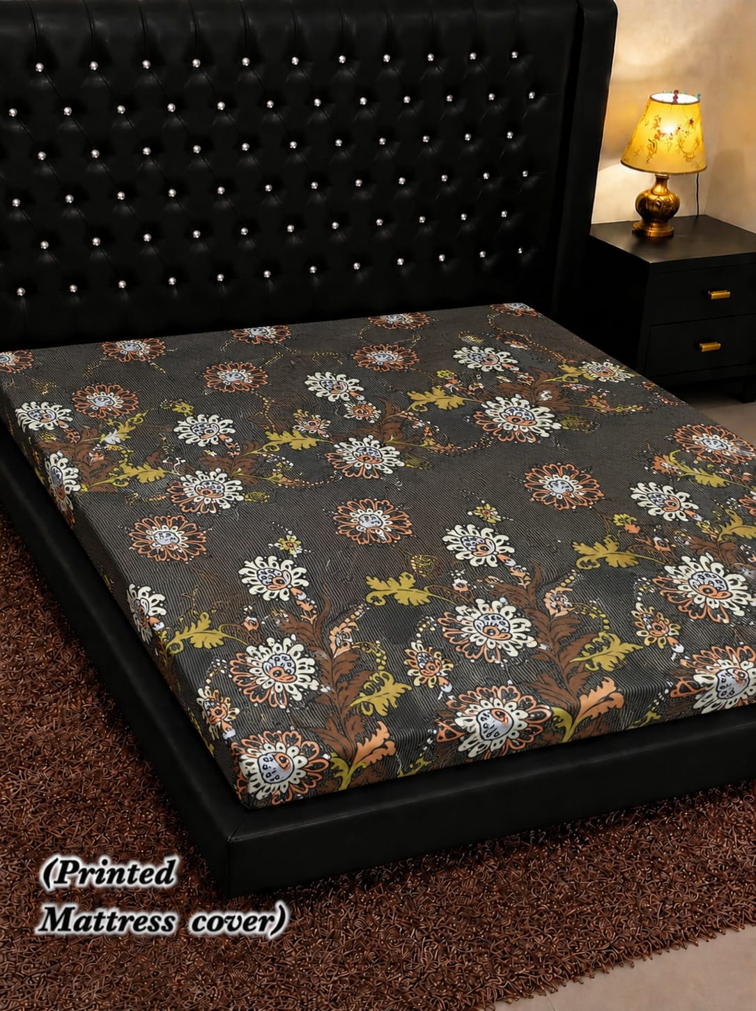 Premium Water Proof Printed Mattress Cover | Soft, Durable & Protective