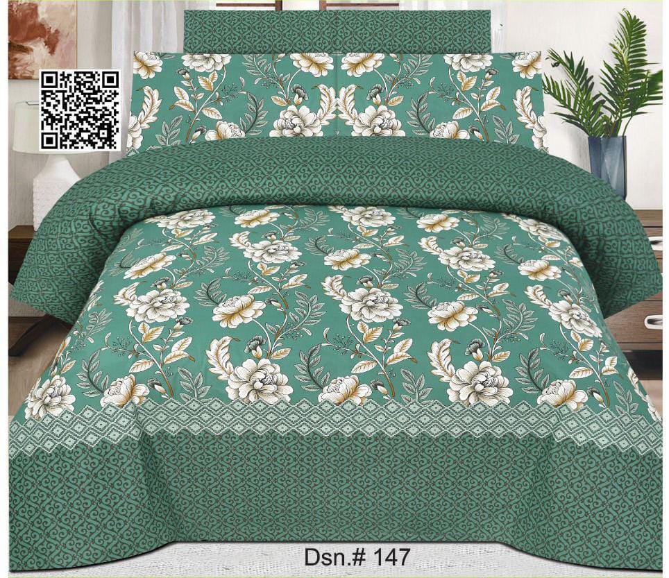 Pure Cotton Bed Sheet - King - PcB021