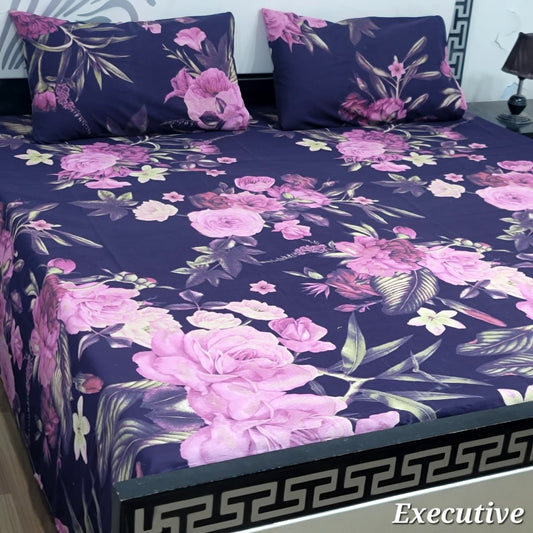Executive Pure Cotton Bed Sheet - King - EPB 020