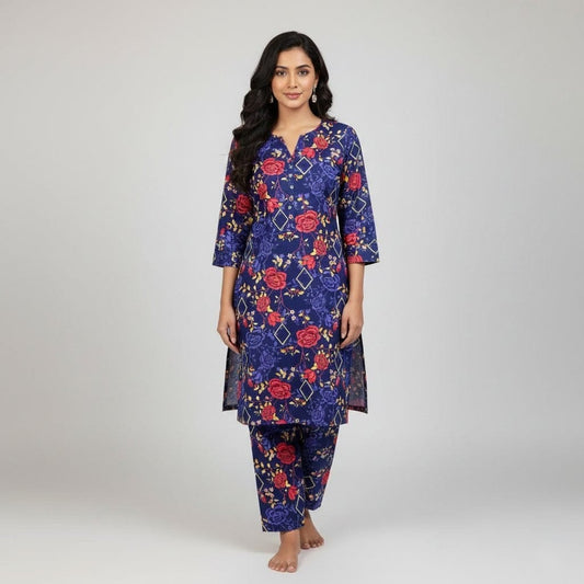 Winter Women Unstitched Suit - 2pcs - WWU045