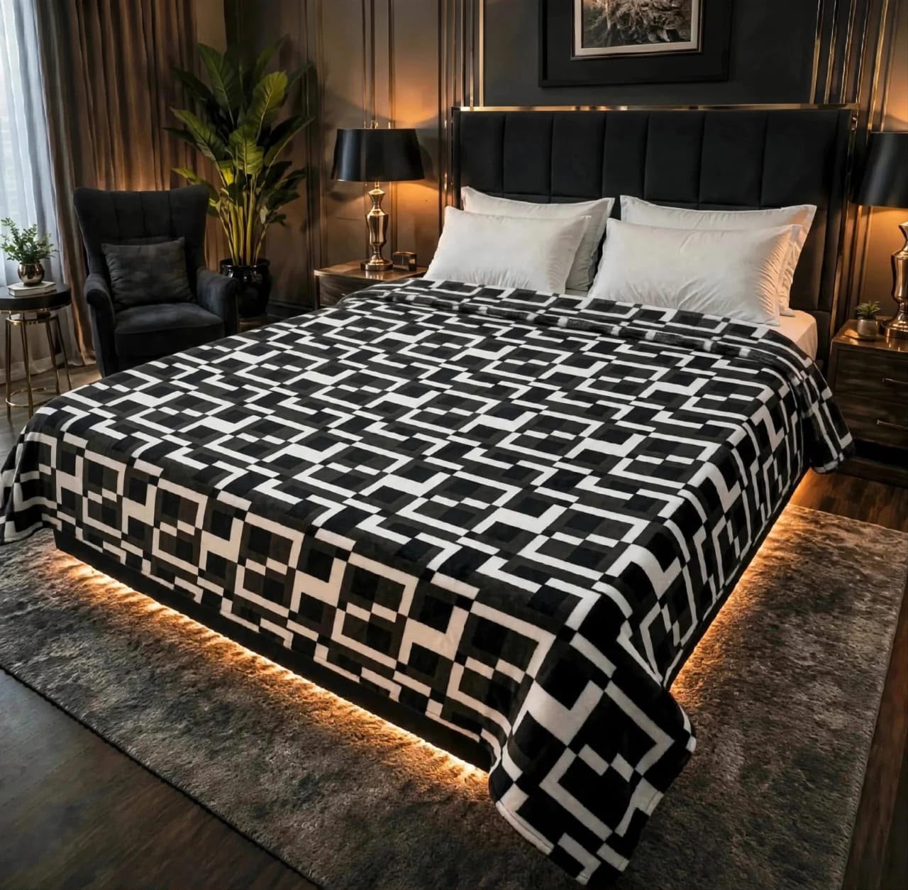 Fleezy Printed Blanket - King - FPB036