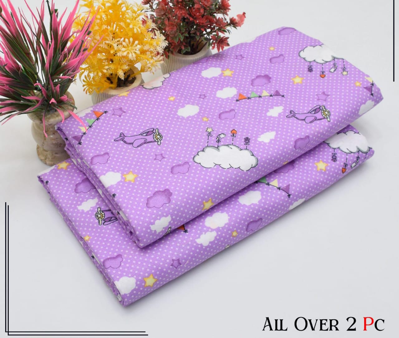 Winter Women Unstitched Suit - 2pcs - WWU075