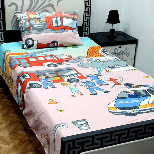 COZIFY PURE COTTON SINGLE BEDSHEET 022