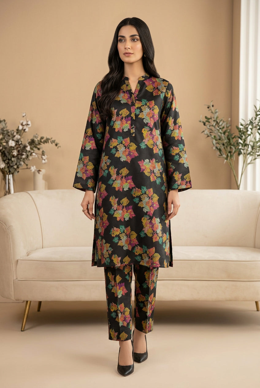 Signature Dhanak 2-Piece Printed Dress