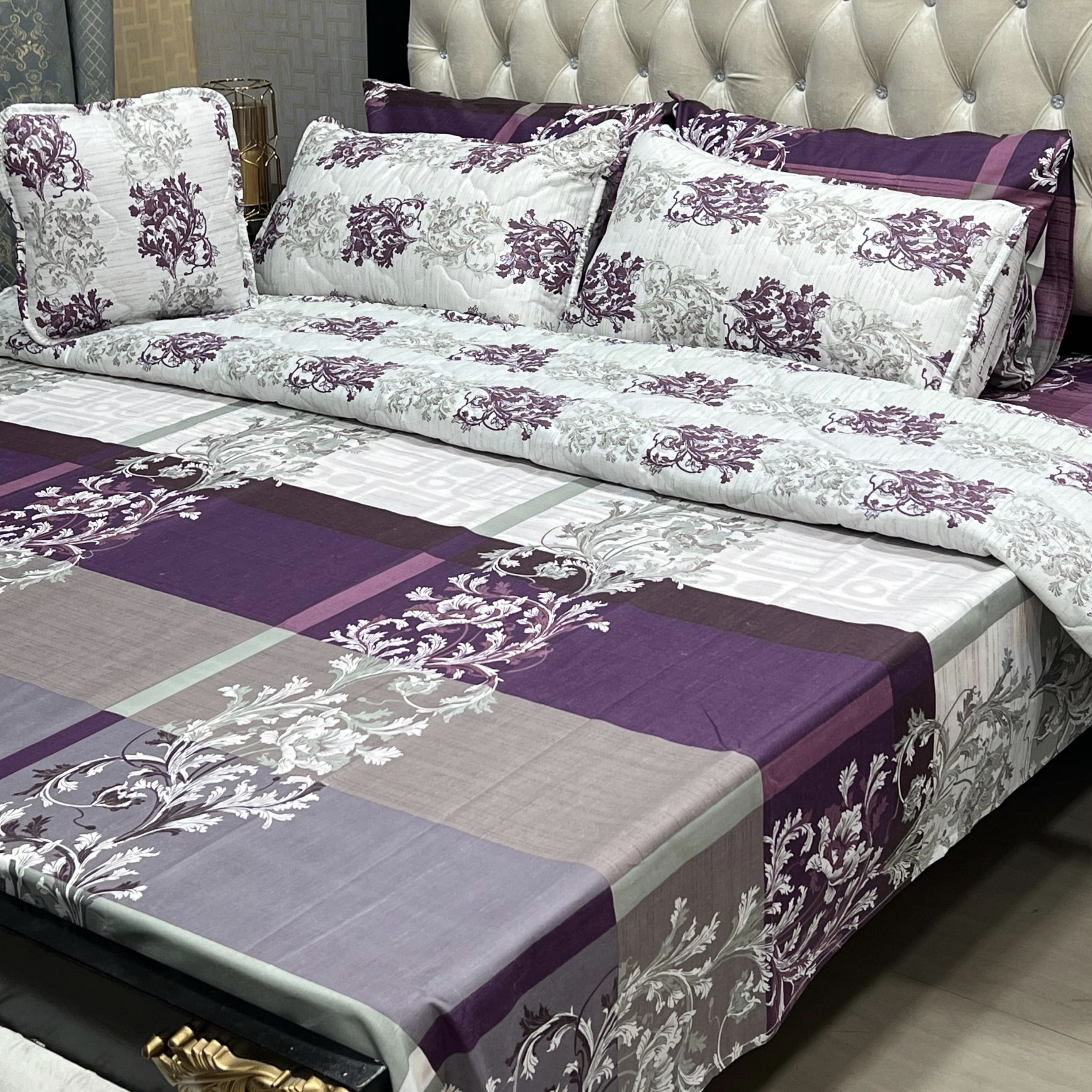 Rurva Cotton Comforter Set - 7pcs - RCS023