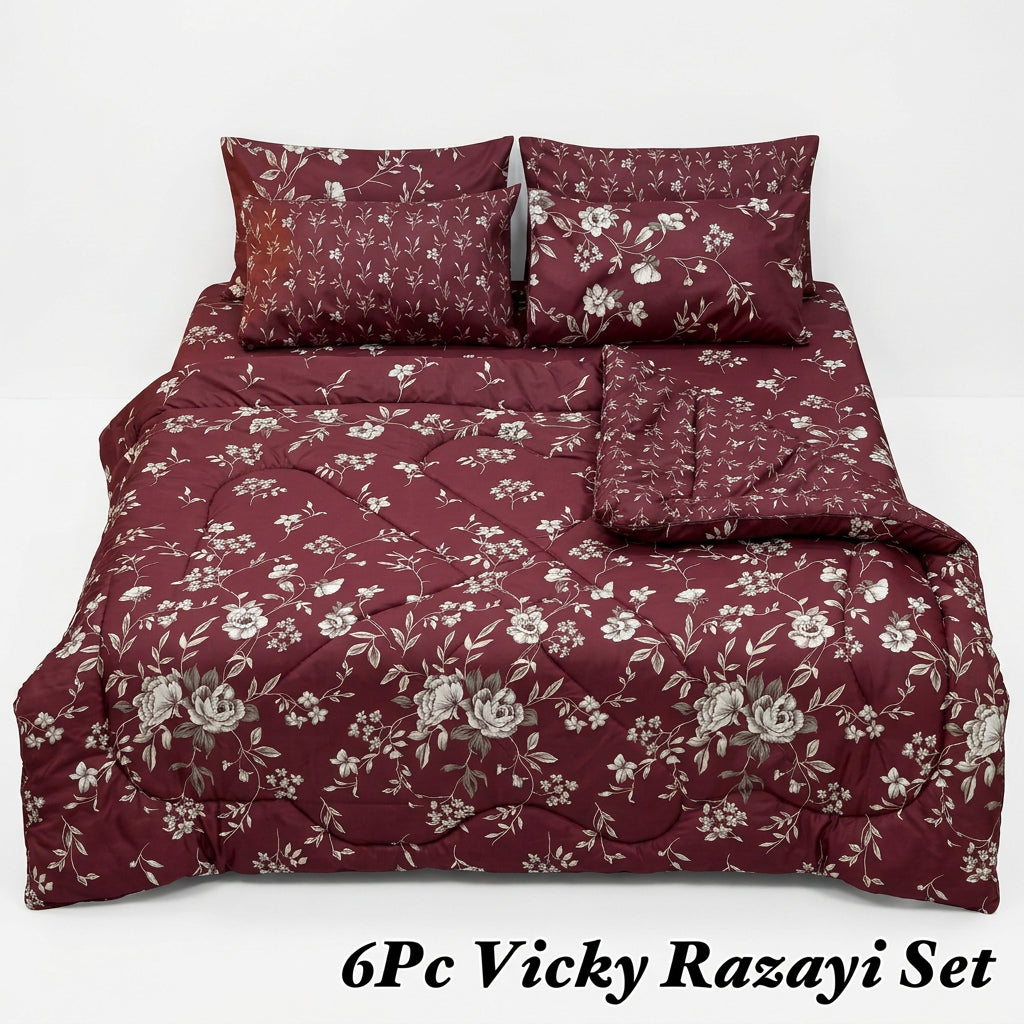 Wenora Cotton Razai Set - 6pcs - WRS06