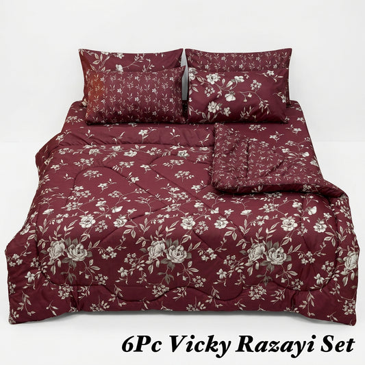 Wenora Cotton Razai Set - 6pcs - WRS06