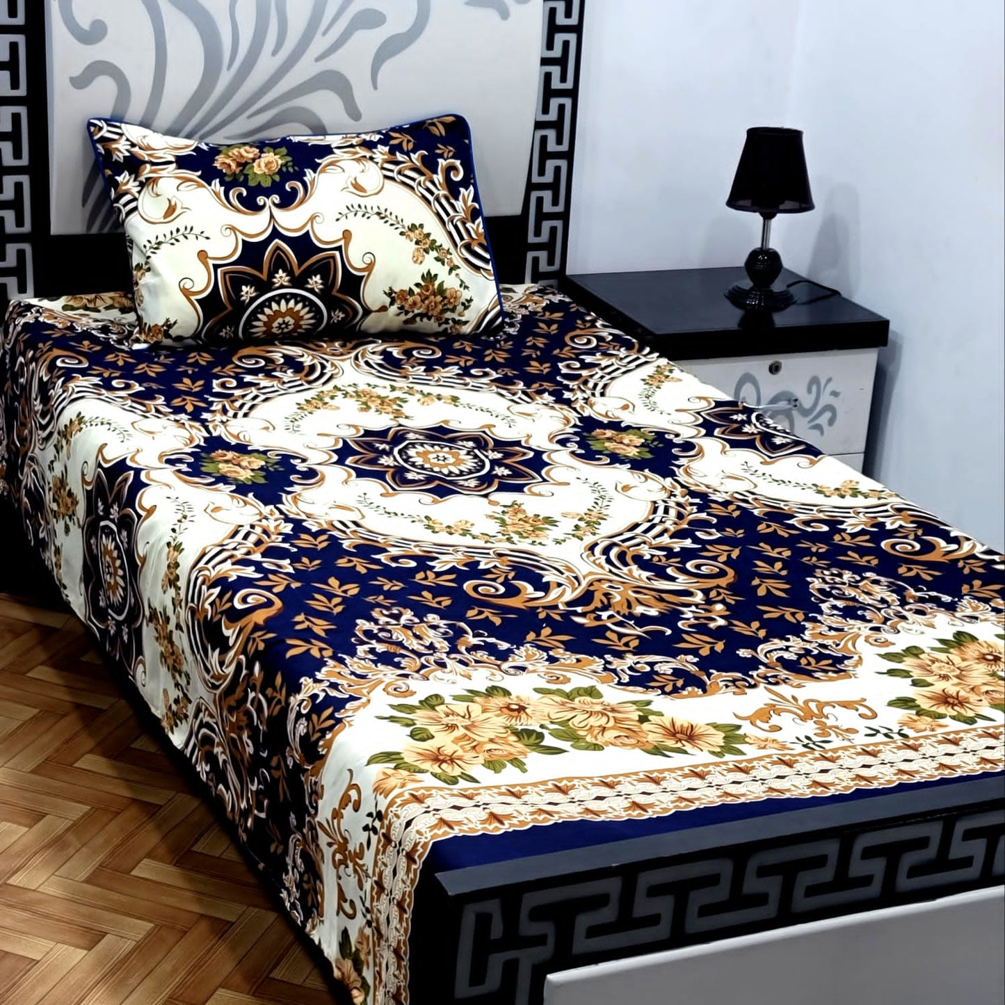 Tytan Cotton Bed Sheet - Single - TSB019