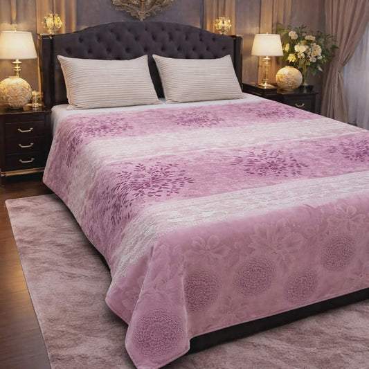 Luxury-Embossed AC Blanket – Soft & Breathable