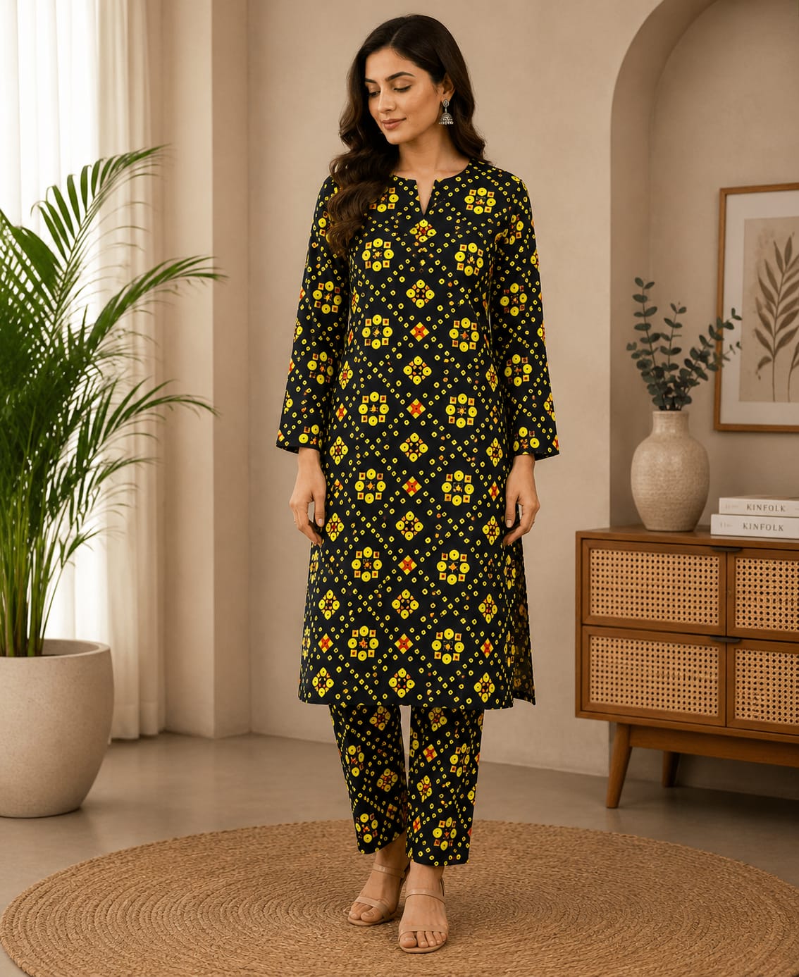 Winter Bloom – 2 Pcs Unstitched Ladies Suit