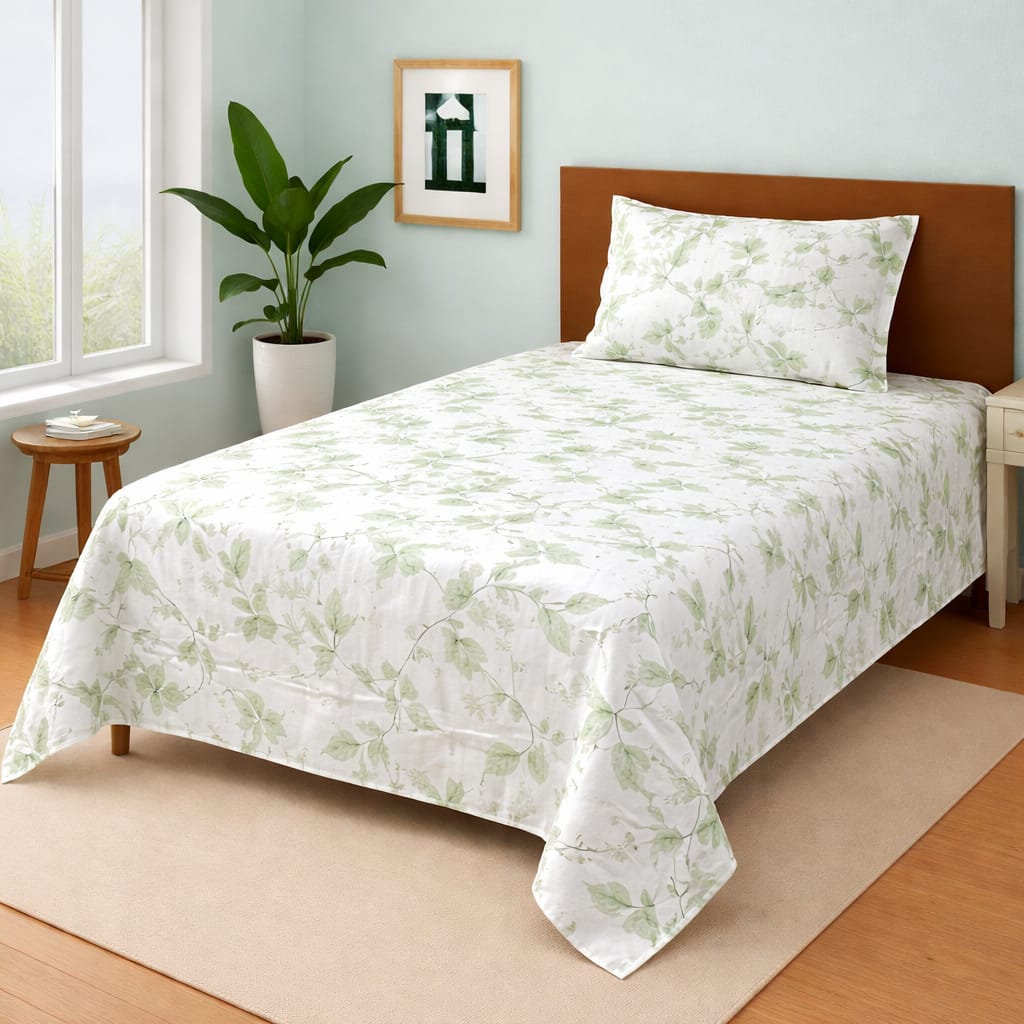 COZIFY PURE COTTON SINGLE BEDSHEET 011