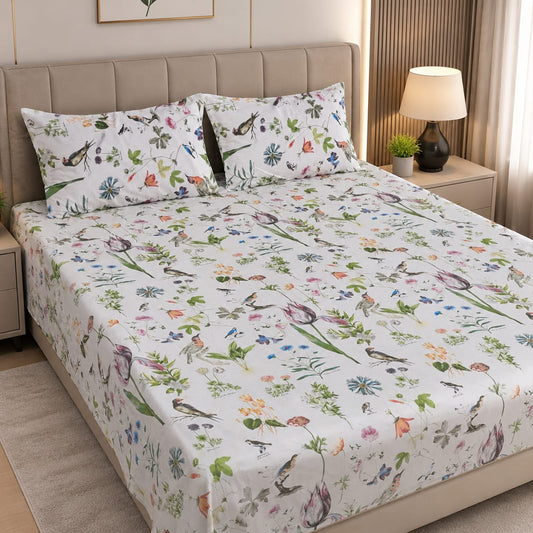 Executive Pure Cotton Bed Sheet - King - EPB 021