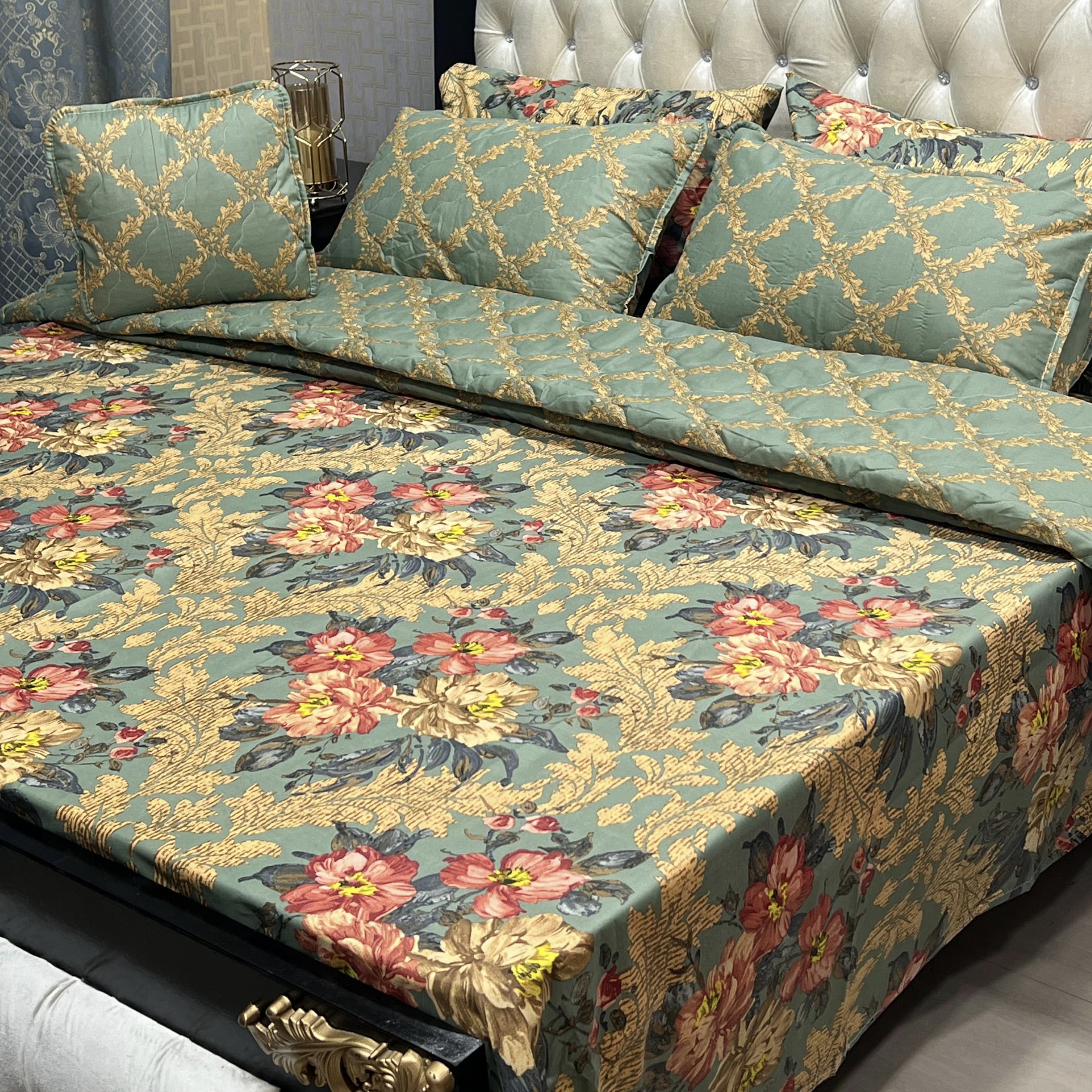 Rurva Cotton Comforter Set - 7pcs - RCS013