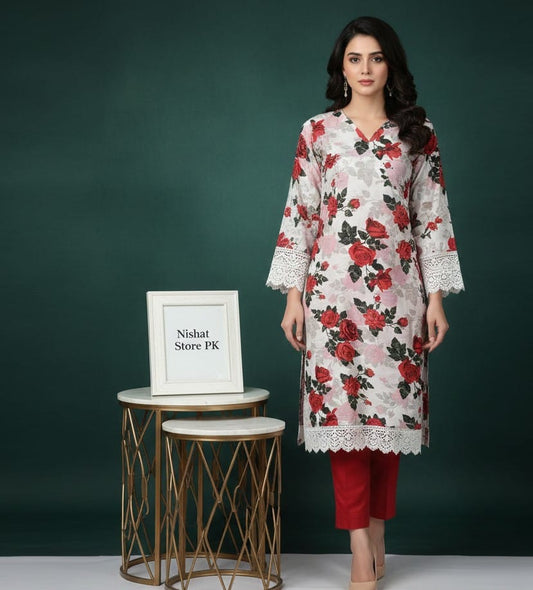 Summer Special  Lawn 2 Pcs Suit 2k26