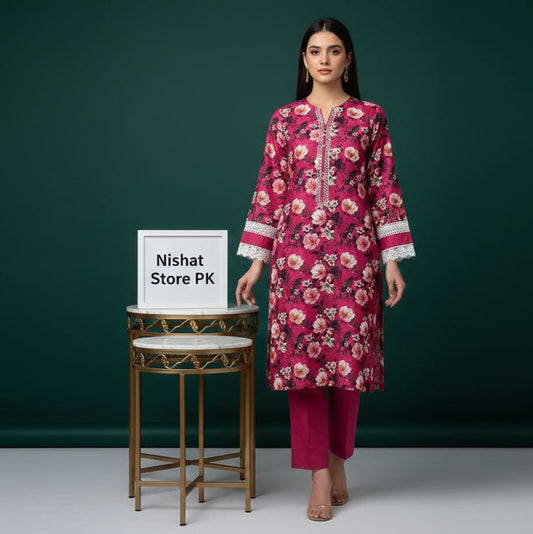 Summer Special  Lawn 2 Pcs Suit 2k26