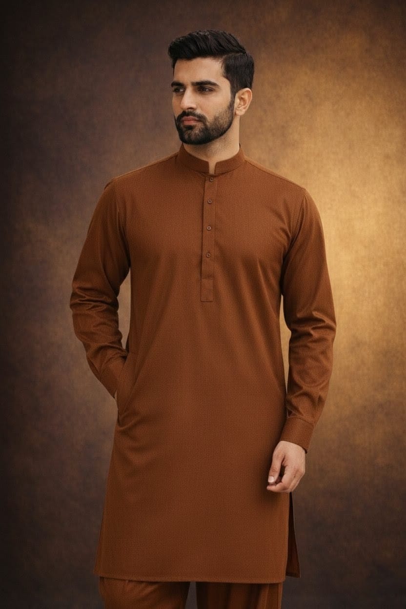 ✨ Elegant Soft Cotton Gents Suits (Unstitched) ✨