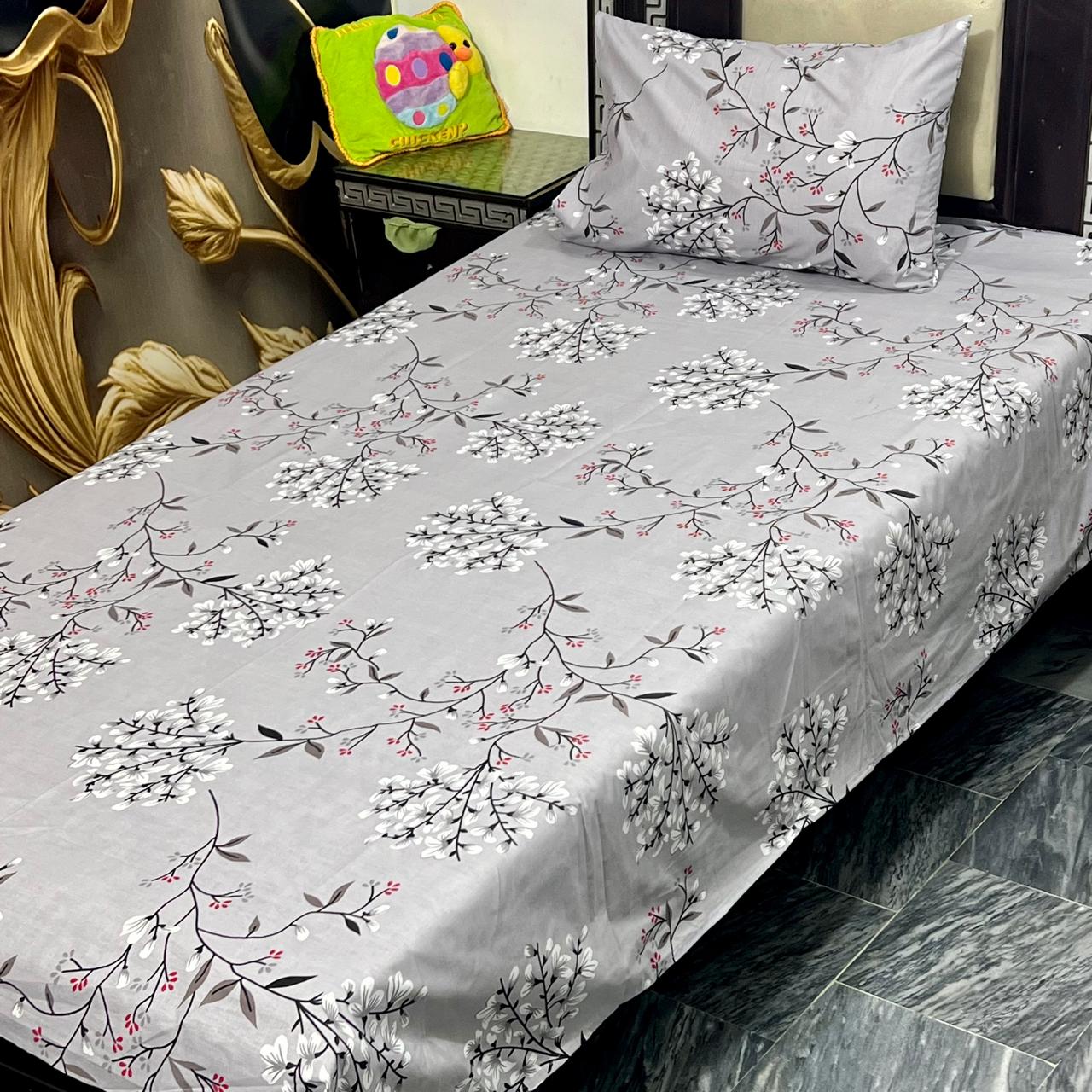 COZIFY PURE COTTON SINGLE BEDSHEET 049