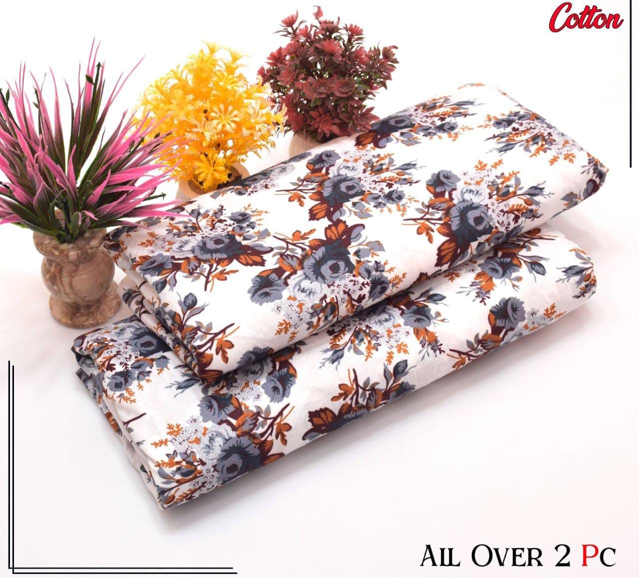Redos Cotton Casual Summer  Collection  2 Pcs Ladies Suits 034