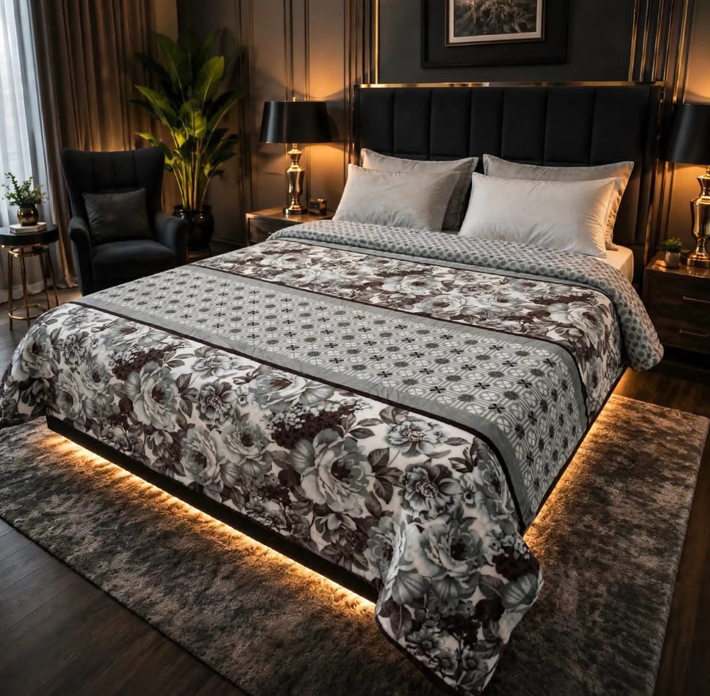 Fleezy Printed Blanket - King - FPB043