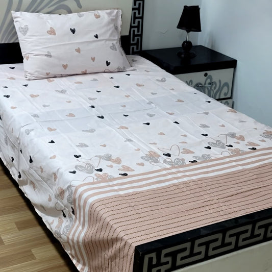 COZIFY PURE COTTON SINGLE BEDSHEET 033