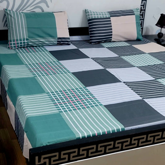 Cozify Pure Cotton Bed Sheet - King - CPB054