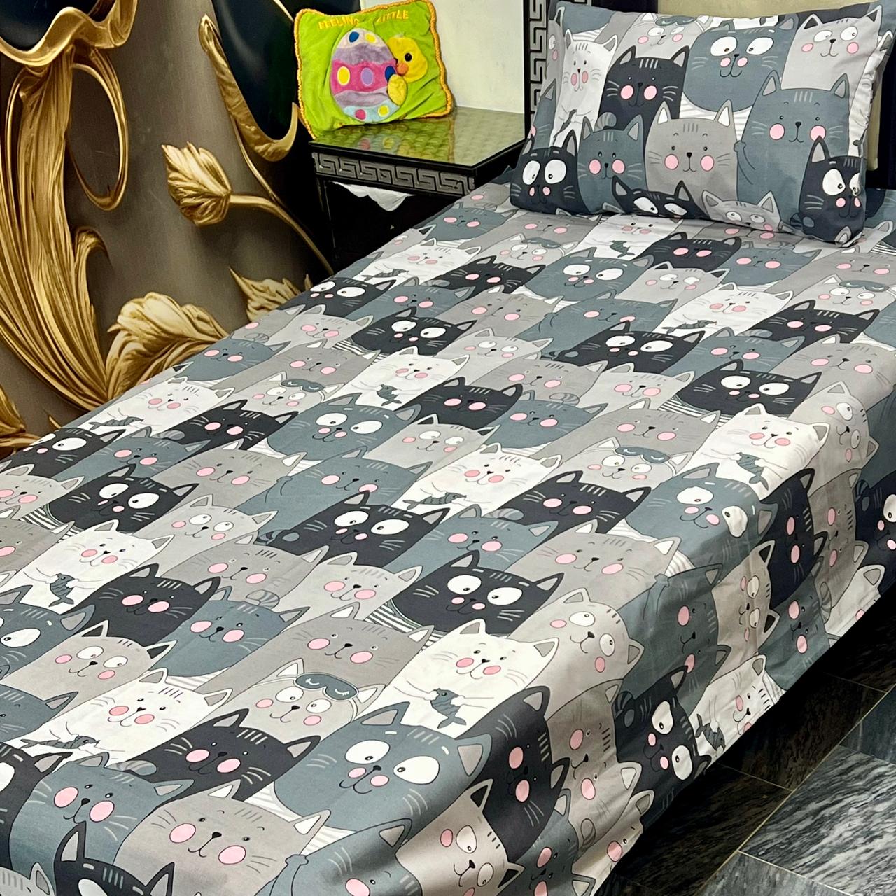 COZIFY PURE COTTON SINGLE BEDSHEET 049