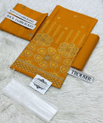 2 Pcs Premium Lawn Suit –  Heavy Embroidery with Daman Boring