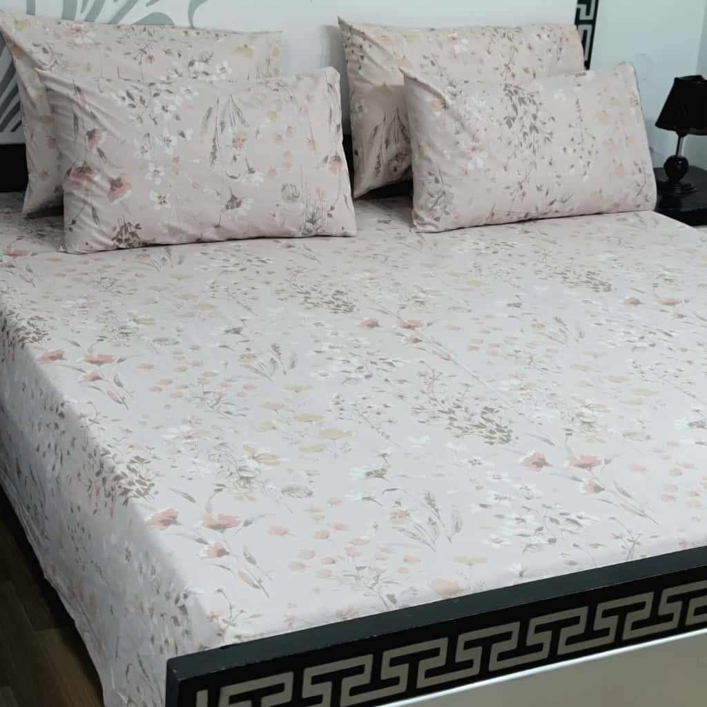 ⚜️5 PC Cozify  Pure Cotton Bedsheets⚜️ 022