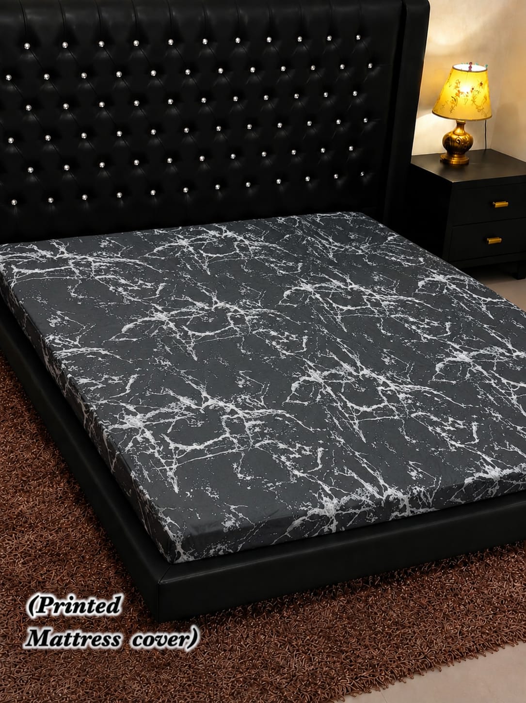 Premium Water Proof Printed Mattress Cover | Soft, Durable & Protective