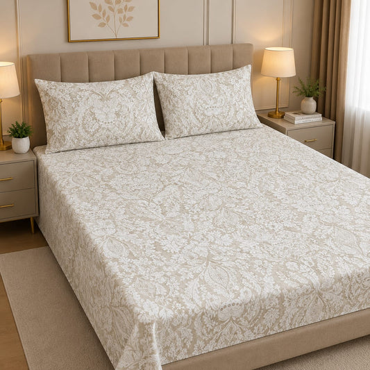 Cozify Pure Cotton Bed Sheet - King - CPB 033