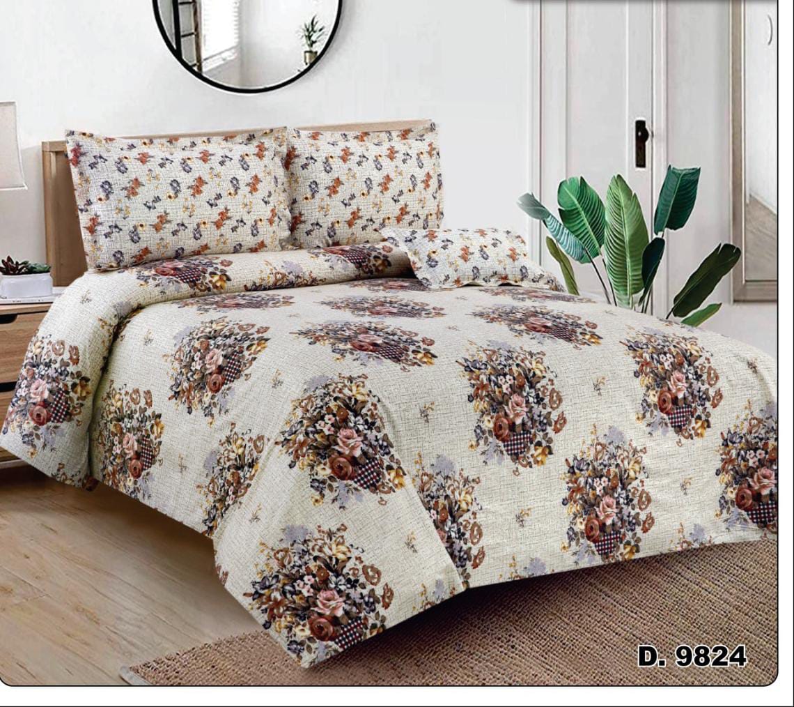 SUOREME QUALITY KING SIZE 4PCS BEDSHEET 04