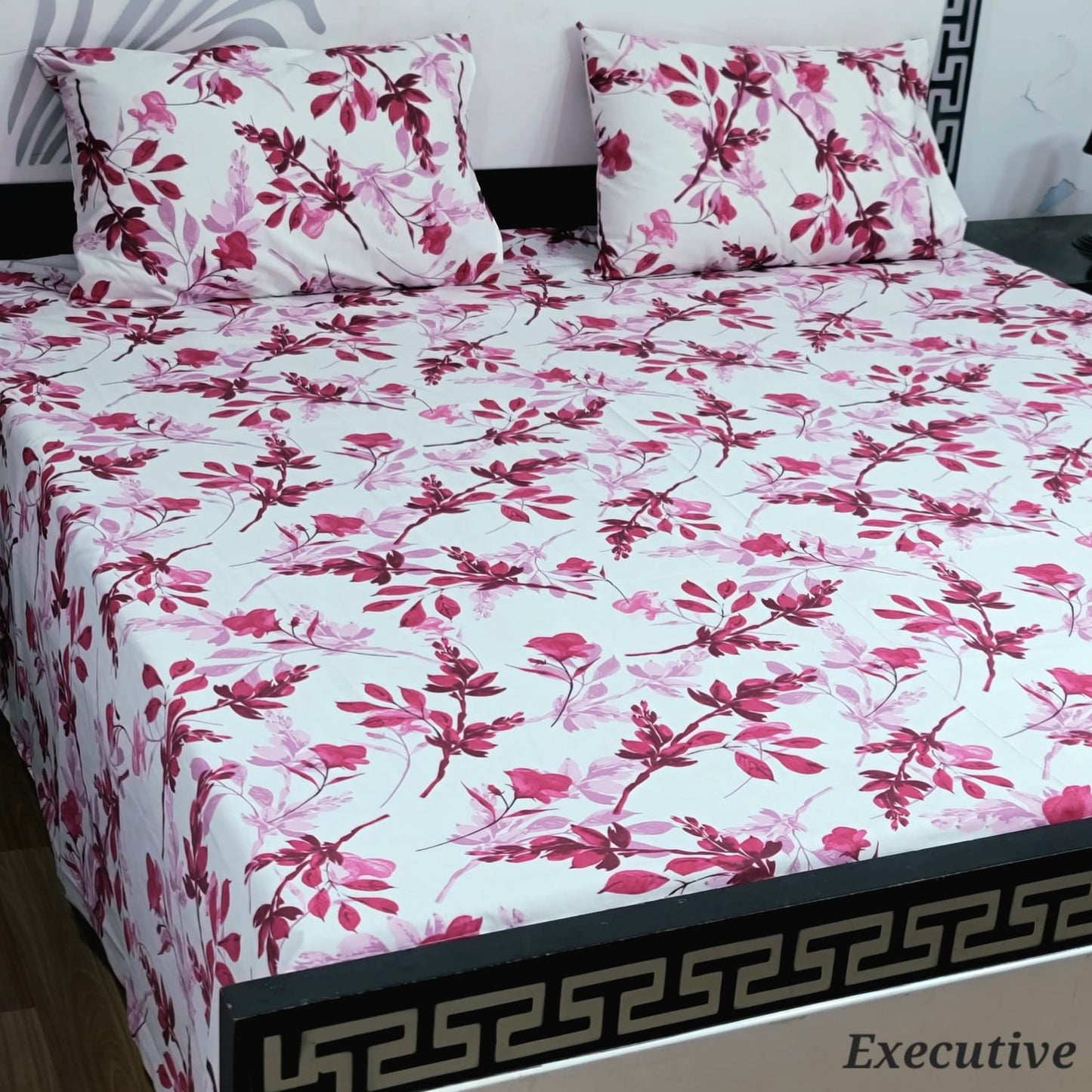 Executive Pure Cotton Bed Sheet - King - EPB 026