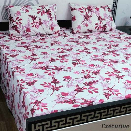 Executive Pure Cotton Bed Sheet - King - EPB 026