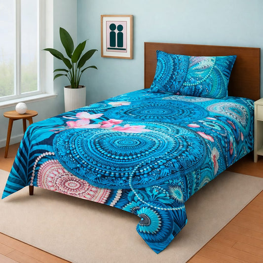 COZIFY PURE COTTON SINGLE BEDSHEET 029