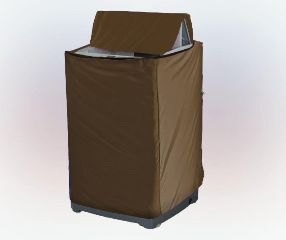 Waterproof Washing Machine Covers Brown - WMC02