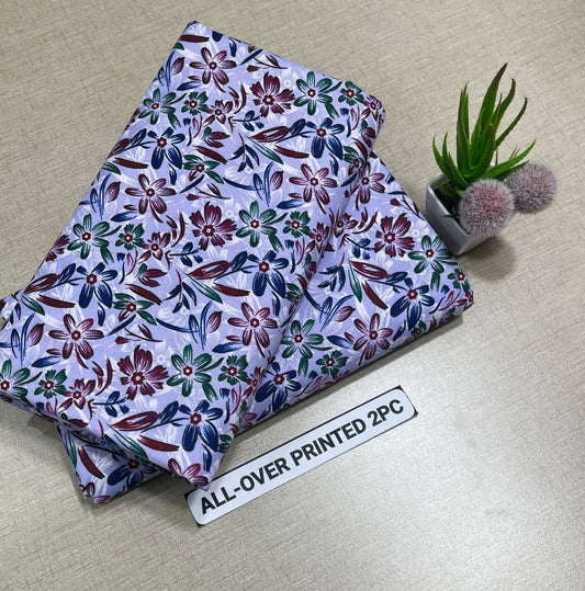 Summer Women Unstitched Suit - 2pcs - WWU052