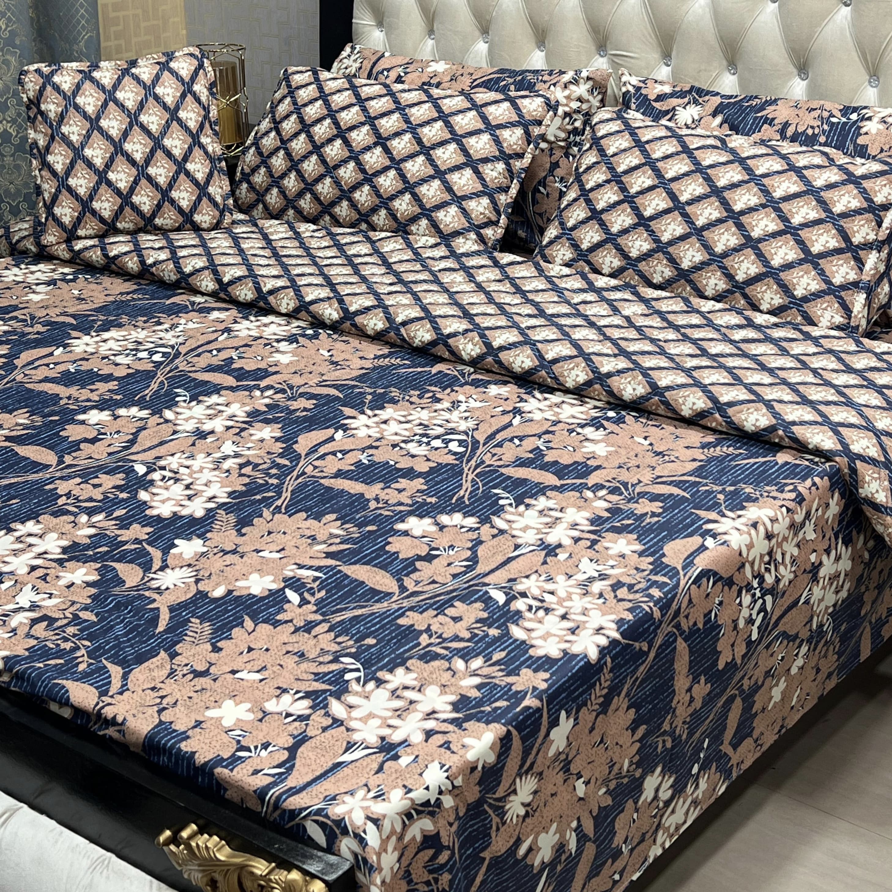 Rurva Cotton Comforter Set - 7pcs - RCS032