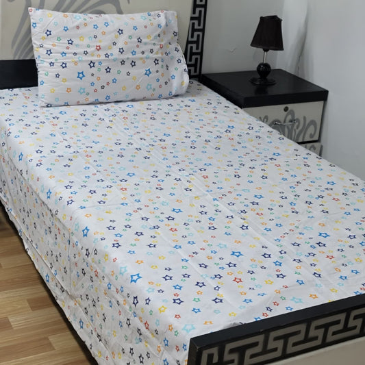 COZIFY PURE COTTON SINGLE BEDSHEET 036