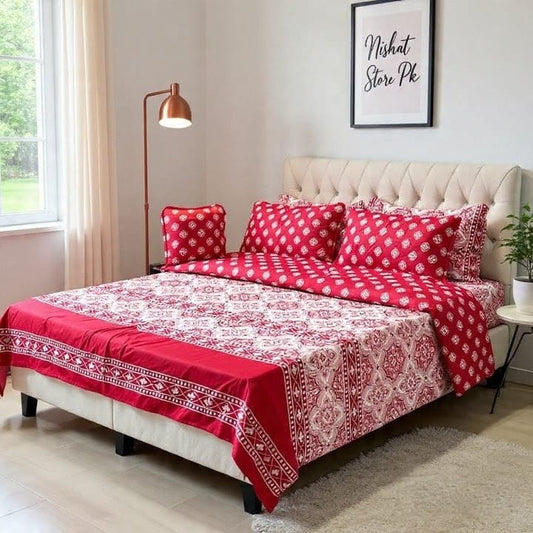 Rurva Cotton Comforter Set - 7pcs - RCS023