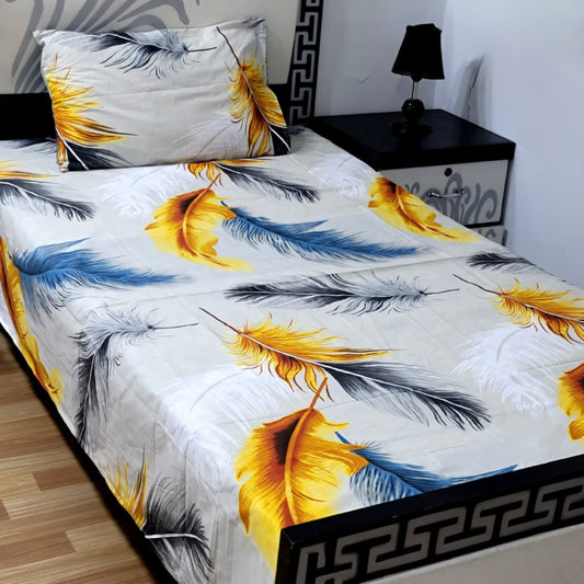 COZIFY PURE COTTON SINGLE BEDSHEET 037