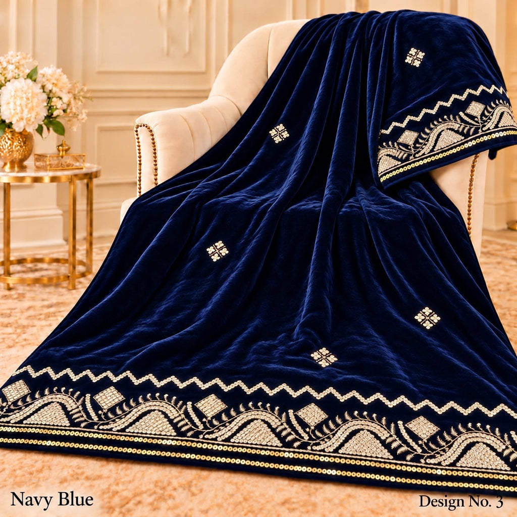 Luxury Velvet Winter Shawl