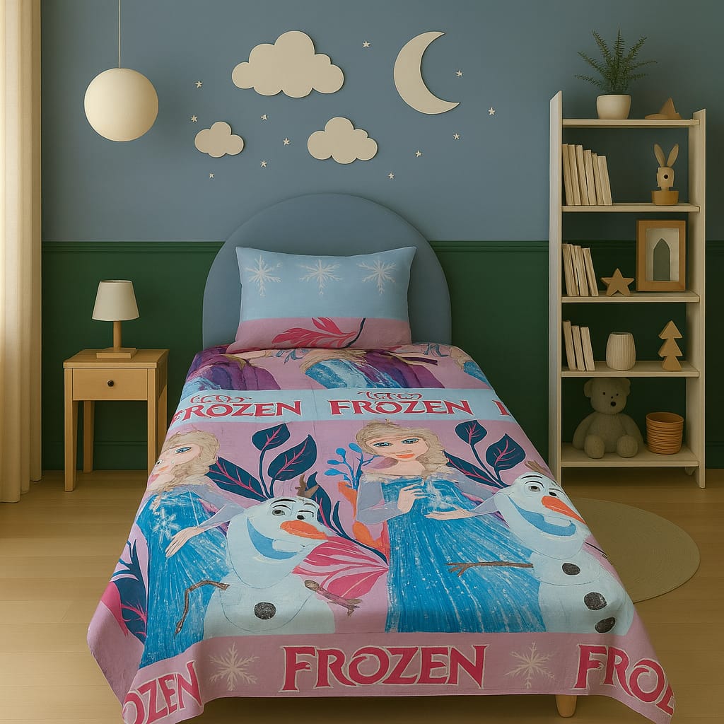 Soft & Safe Kids Pure Cotton Single Bedsheet – 2 Pcs