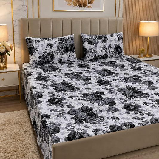 Executive Pure Cotton Bed Sheet - King - EPB 020