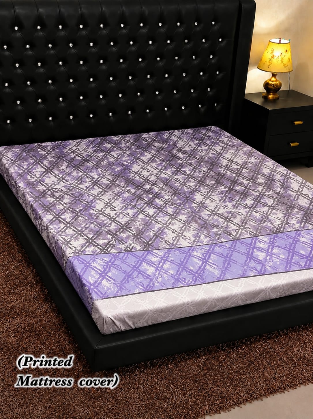 Premium Water Proof Printed Mattress Cover | Soft, Durable & Protective