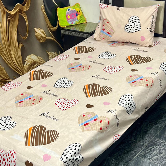 COZIFY PURE COTTON SINGLE BEDSHEET 058