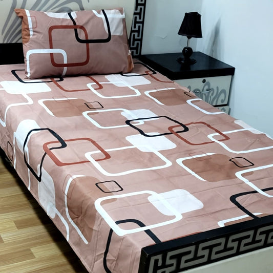 COZIFY PURE COTTON SINGLE BEDSHEET 038