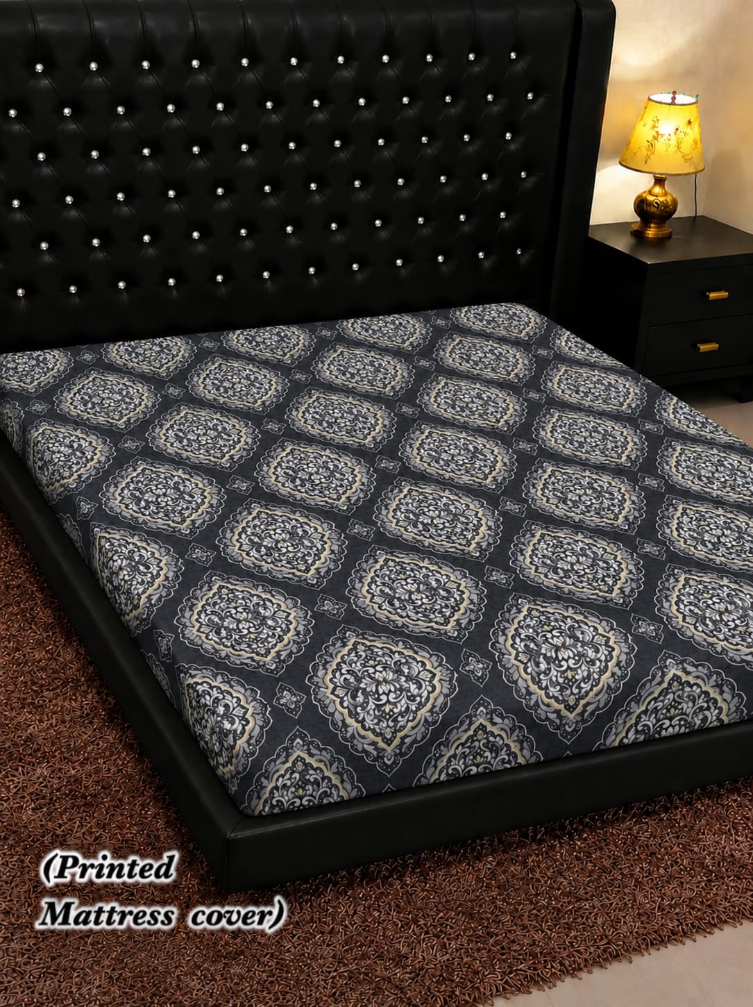 Premium Water Proof Printed Mattress Cover | Soft, Durable & Protective