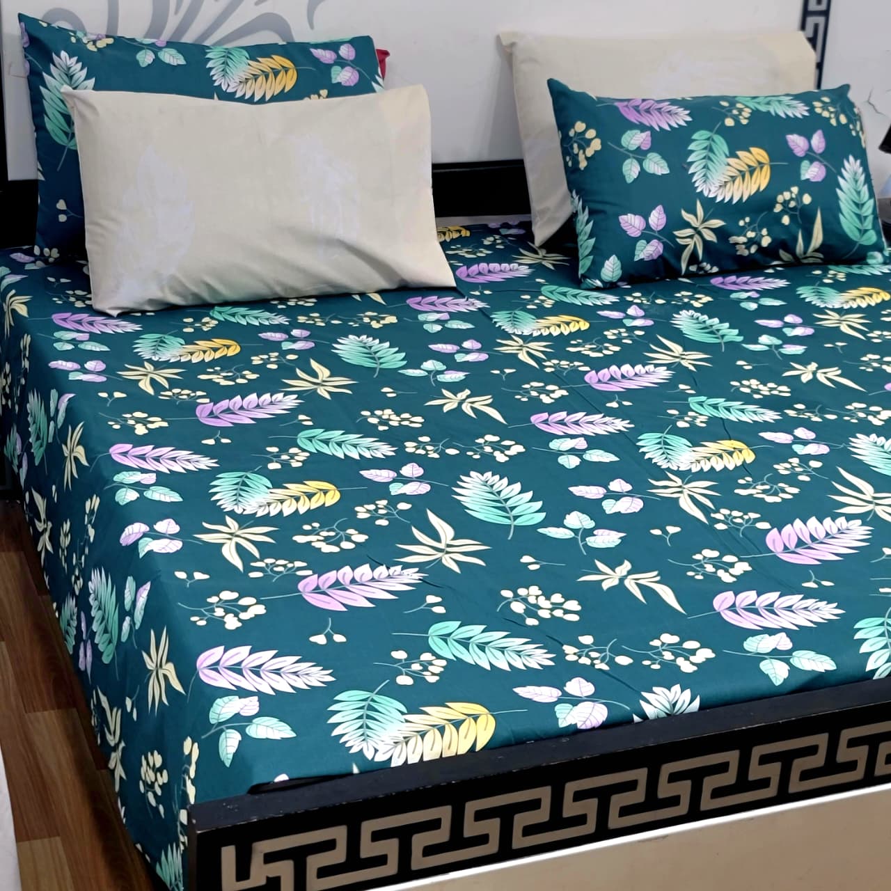 ⚜️5 PC Cozify  Pure Cotton Bedsheets⚜️ 039