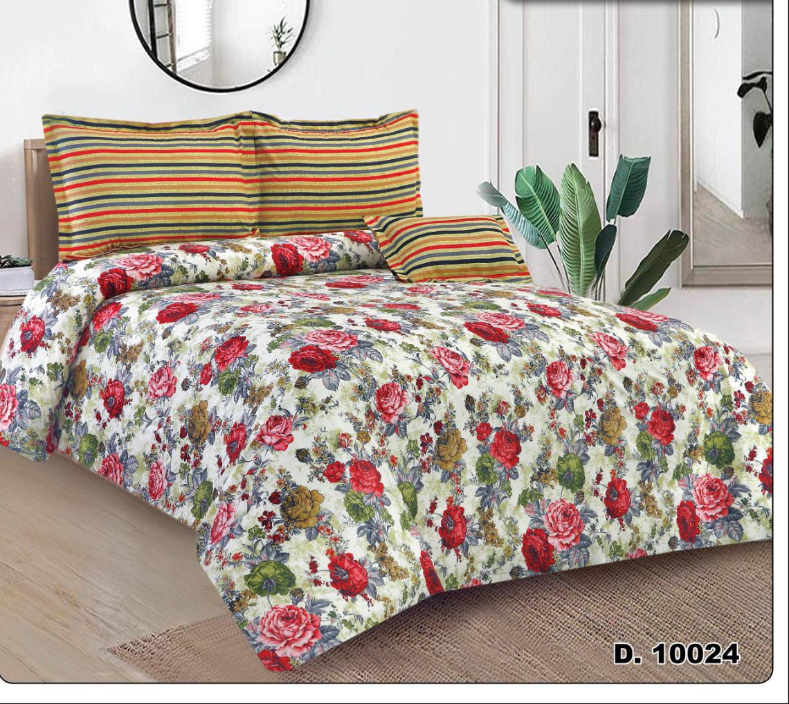 SUOREME QUALITY KING SIZE 4PCS BEDSHEET 05